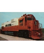 Illinois Central 1100 C636 Locomotive Built By Alco 1968 Postcard - $4.79