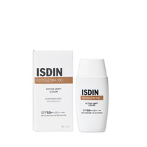 ISDIN FotoUltra100 ACTIVE UNIFY COLOR Sunscreen SPF50+ Fusion Fluid 50ml  - $48.89