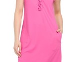 NWT Ladies G LIFESTYLE Hot Pink Double Ruffle Sleeveless Golf Dress S M ... - $69.99