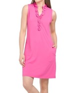 NWT Ladies G LIFESTYLE Hot Pink Double Ruffle Sleeveless Golf Dress S M ... - $1,299.12 MXN