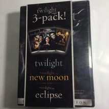 The Twilight Saga 3-Pack Twilight, New Moon, Eclipse DVD, 3-Disk Set New... - £5.04 GBP