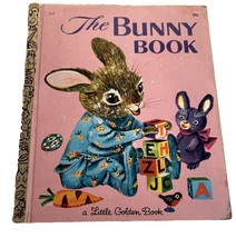 The Bunny Book 1955 Hardcover Vintage Little Golden Book 2nd Edition &quot;B&quot; - £7.90 GBP