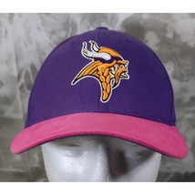 Sideline Minnesota Vikings Breast Cancer Awareness Reebok S/M Hat Ball Cap - £6.47 GBP