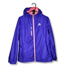Zeroxposur ZX Girls Jacket Windbreaker Coat Girls XL 16 Pink Purple  - £17.54 GBP