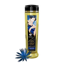 SHUNGA EROTIC MASSAGE OIL - ASIAN MIDNIGHT FLOWER SEDUCTION 8 oz - £17.12 GBP