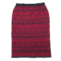 NWT J.Crew Partridge Fair Isle Sweater Tube Navy Red Pull-on Lambswool S... - £48.28 GBP