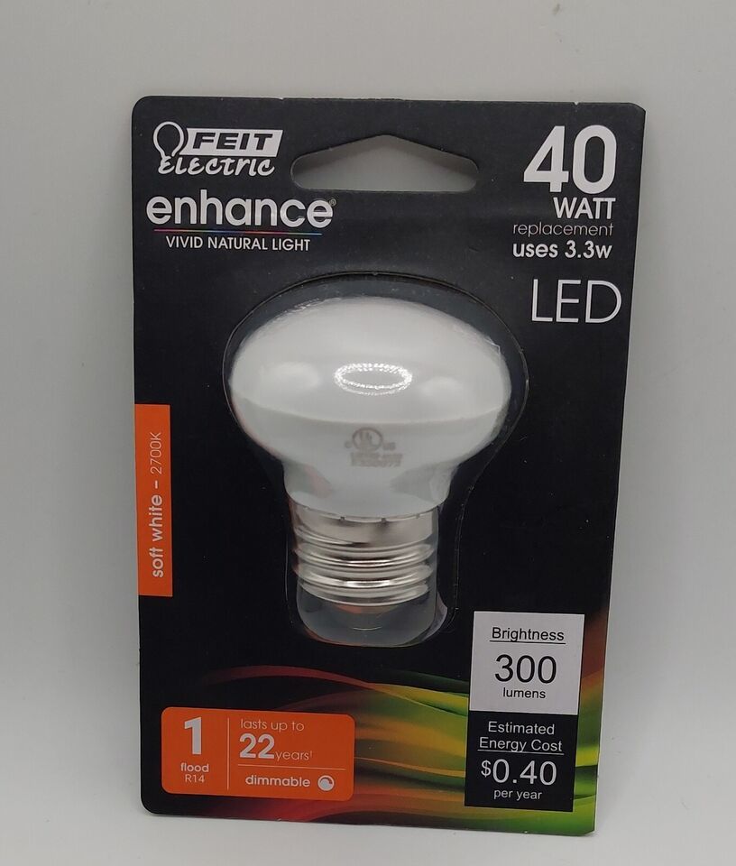 BULBS Feit Electric  Enhance Vivid Natural  40watt Replacement LED Using 3.3watt - $9.90