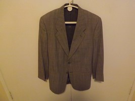 39R Giorgio Armani Le Collezioni  Charcoal Wool Coat Blazer - $68.31