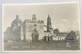 1940&#39;s RPPC Parroquia Xochilmilco Mexico #48B Postcard San Bernardino de Siena - £14.78 GBP