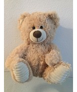 KellyToy Tan Bear Beige Plush 13&quot; Stuffed Animal Toy - £8.31 GBP
