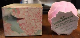 Vintage Avon Tender Blossoms Floral Medley candle 2 inch - $13.00