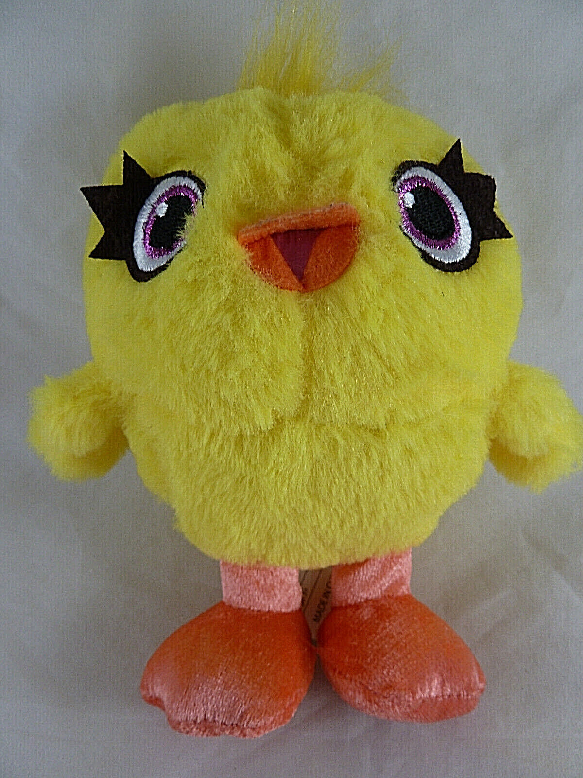 Disney Pixar Toy Story 4 Ducky Plush 6&quot; Yellow body embroidered eyes - $8.90