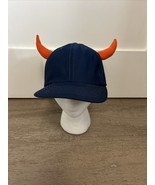 VTG The Vegimals Freemountain Toys Hat Snapback Navy &amp; Orange Horns SZ:S... - $30.00