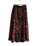 Vtg 90’s CLIO Women’s Size M Floral Pleated Midi Flowy Elastic Waistband... - $724.07 MXN