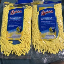 2X Quickie Swivel Soft Yellow Dust Mop Refill For Hardwood Floor Cleaning - $45.53
