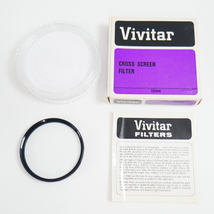 Vivitar 55mm Cross Screen Filter - £6.25 GBP