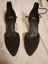 Eileen Fisher Women&#39;s Size 11 Black Suede Heels - £37.36 GBP