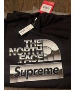 Supreme SS18 The North Face Metallic Logo Hooded Sweatshirt in Black Siz... - £235.02 GBP