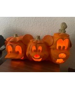 Vtg Trendmasters Disney Halloween Blowmold Mickey Mouse Goofy Donald Light - $67.84 CAD