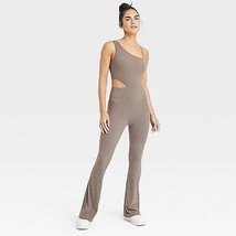 Women&#39;S Asymmetrical Flare Bodysuit - Dark Gray Xl - £22.13 GBP