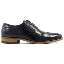 Stacy Adams Men's Dunbar Antiqued Leather Black Wingtip Oxford 25064-001 image 6