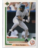 DEION SANDERS 1991 UPPER DECK # 352 - $2.39 CAD
