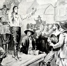 Execution Of Rev Stephen Burrows 1899 Victorian American History Ephemer... - $365.67 MXN