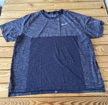 Nike Dri Fit Men’s Short Sleeve Athletic shirt Size 2XL Blue BA - £13.35 GBP