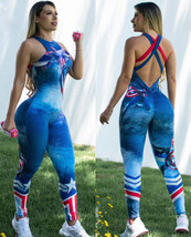 Colombian Brazilian Women’s Jumpsuit Enterizo Mono Thick Material Active... - $99.99