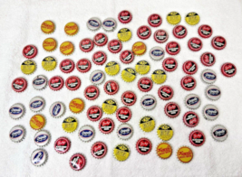 82 Vintage Cork Backed Soda Bottle Caps Howel&#39;s Bireley&#39;s Grapette Chiz ... - $29.21