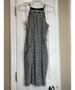 Womens Dress Size 6 Bisou Bisou Pockets Black And White Halter Top No Belt - $13.60 CAD