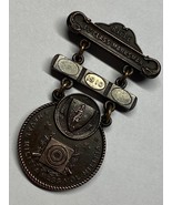 CIRCA 1910, NAVAL MASSACHUSETTS VOLUNTEER MILITIA, RIFLE, MARKSMAN, MEDAL - $365.00
