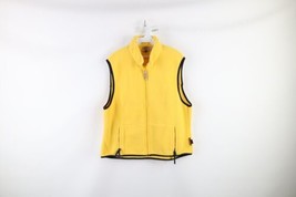 Vintage 90s Woolrich Womens XL Spell Out Polartec Fleece Full Zip Vest Jacket - £31.61 GBP