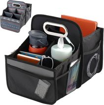Stylish Black Car Organizer with Adjustable Dividers - Perfect for Road ... - $51.43