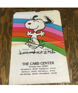 Defunct The Card Center store paper bag with snoopy hallmark graphics  - $27.08 CAD