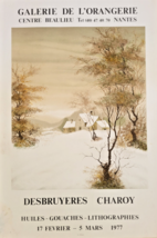 Bernard Charoy - Poster Original Exhibition - Gallery Orangerie Nantes - - £131.94 GBP