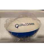 Qualcomm 6&quot; Blue &amp; White Mini Promotion Soft Football *NEW* ww1 - €10,33 EUR