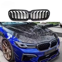 G30 F90 M5 LCI Forged Carbon Dual Slat Front Bumper Grille for BMW 5 Series - $420.75