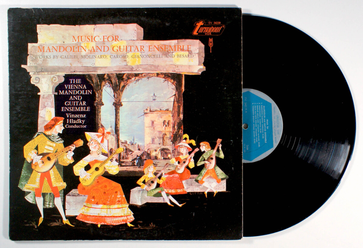 Vinzenz Hladky - Music For Mandolin &amp; Guitar Ensemble (1968) Vinyl LP • ... - $12.61