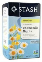 NEW Stash Tea Caffeine Free Herbal Tea Chamomile Nights 20 Count - £7.45 GBP