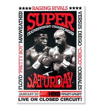 Mayweather vs Corrales 22x28 Poster - COA Owned By Caesars 1/20/2001 - £872.36 GBP