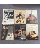 Gibson Guitar Magazine Ad Pages Lot Of 6 Group A Pre Owned Vintage 1970s... - $61.70 CAD