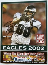 Chad Lewis Autographed Signed 2002 Philadelphia Eagles 9x12 Photo - $15.00