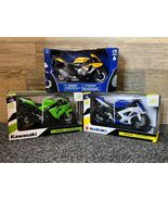 New Ray Toys 1:12 Scale Yamaha Kawasaki Suzuki Street Bike Motorcycle - ... - $69.22 CAD