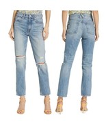 SLVRLAKE Virginia Slim Distressed Jeans High Waist in Crossroads $350, S... - $74.24