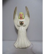 Vintage Christmas Lighted Angel Hard Blow Mold 18.5&quot; Union working - £41.99 GBP
