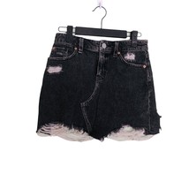 BDG Urban Outfitters Size XS Black Jean Skirt Distressed 100% Cotton - $12.16