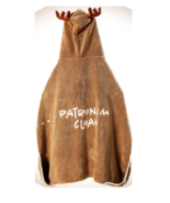 NEW Reindeer Hooded Bath Robe Dog Patronum Cloak sz S brown microfiber 3... - £13.23 GBP