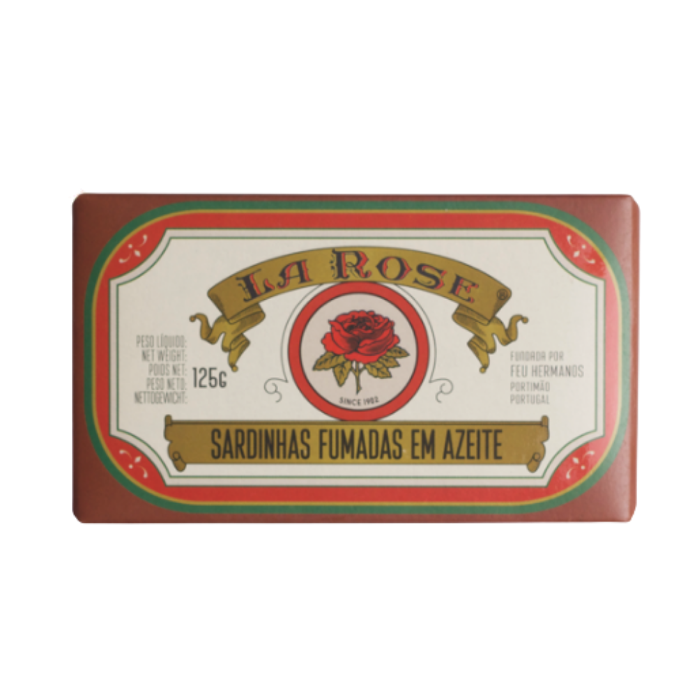 La Rose Gourmet - Canned Smoked Sardines in Pure Olive Oil - 5 tins x 12... - $40.75