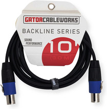 Gator Cableworks CBW-BKLSPKR2TWLK-CBLE-10 Backline Series 10Ft Speaker Cable - £27.10 GBP